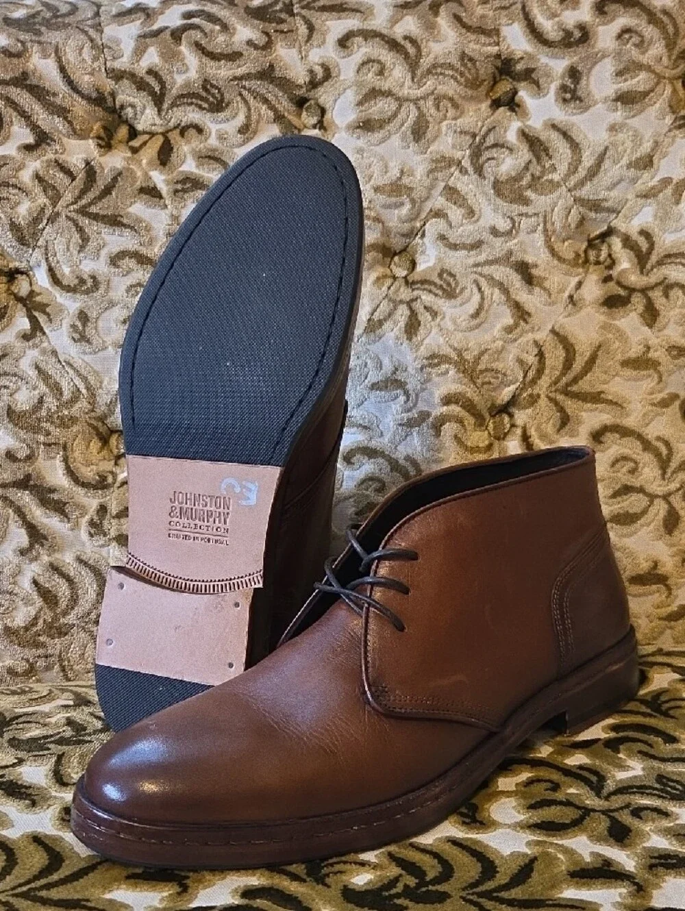 J&M Brown Leather Dress Shoes